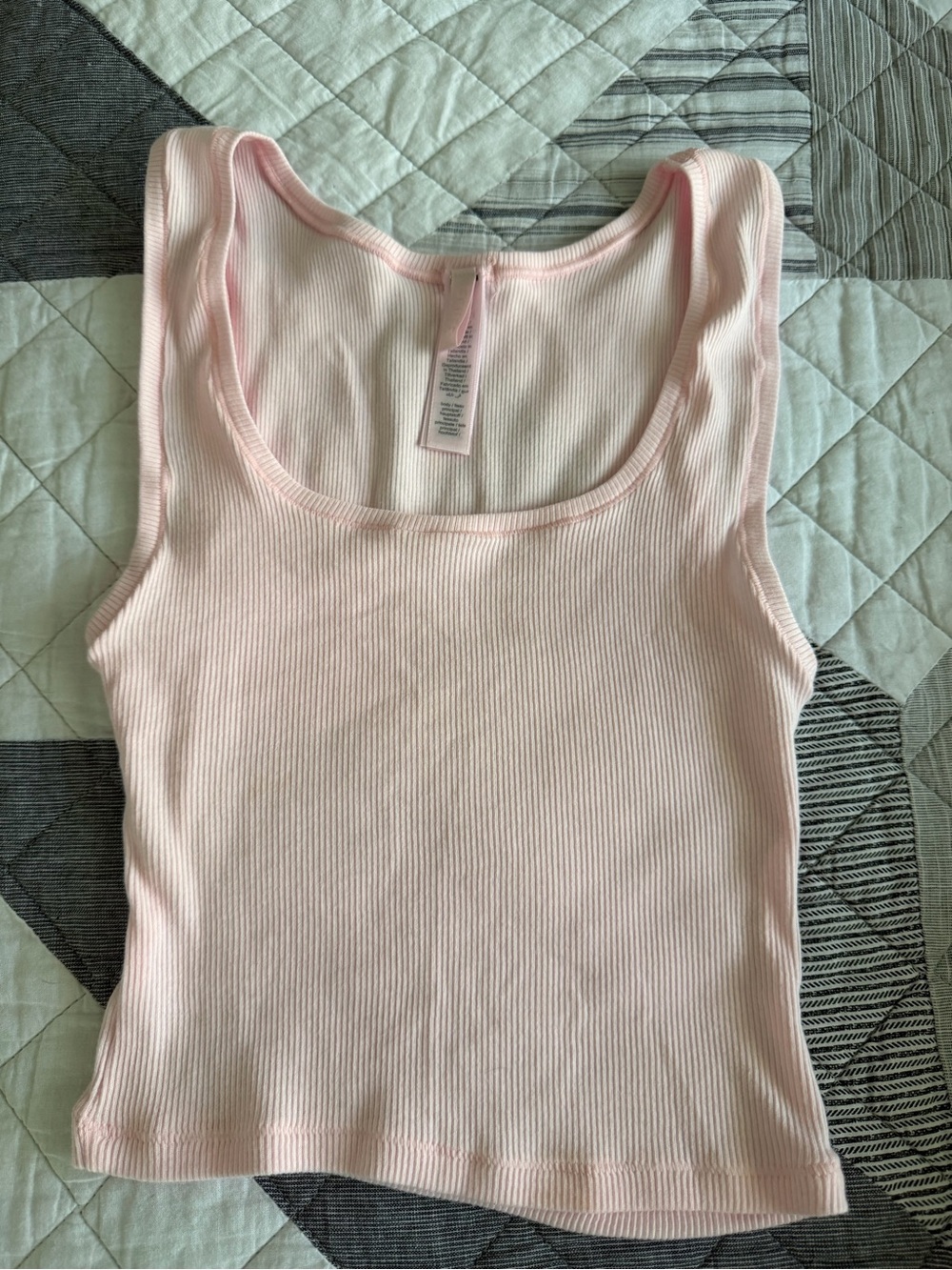 Skims cotton tank in cherry blossom